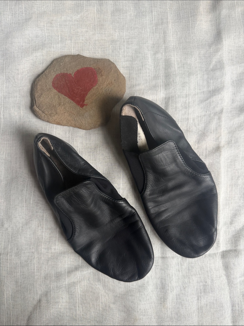 Bloch Black Kids Leather Jazz Shoes